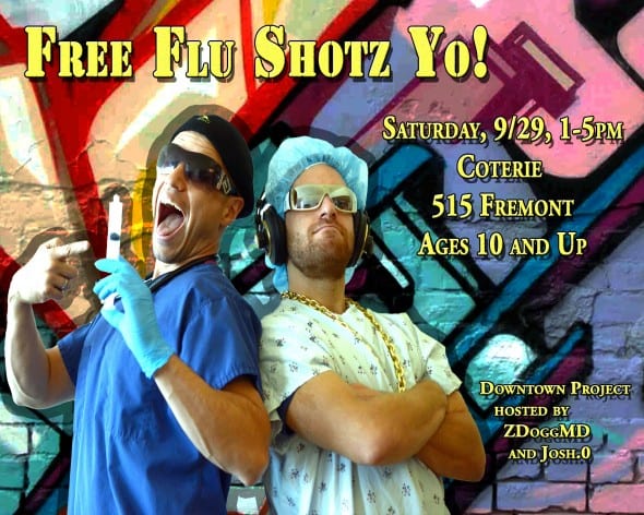 Free Flu Shots Downtown, Yo!